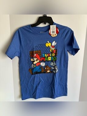 Super Mario Boys Shirt Size L NEW